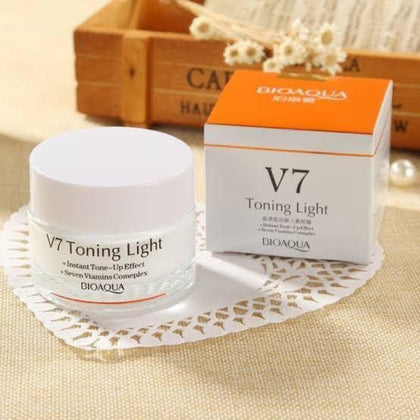 Bioaqua V7 Deep Hydration Face Cream, 50ml, Whitening & Anti-Wrinkle, Skin Brightening