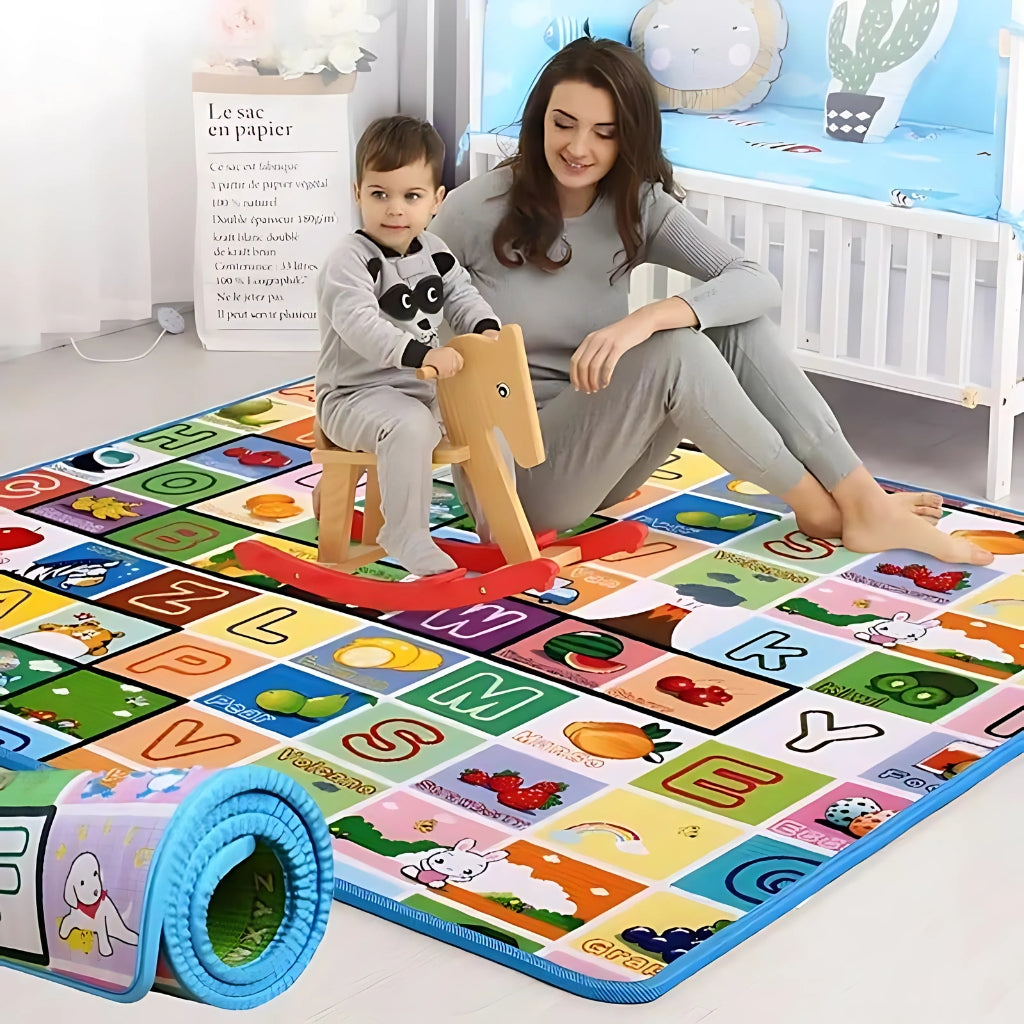 Crawling Mat, Double-Sided Waterproof Play Mat, for Baby