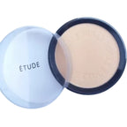 ETUDE Twin Cake Face Powder & Refill B1, Buildable Coverage, for Flawless Finish