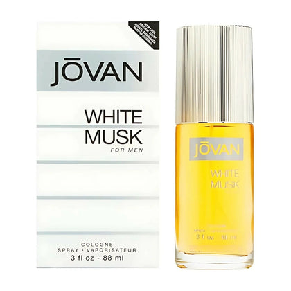 Jovan White Musk Eau de Cologne, Fresh & Invigorating, for Men