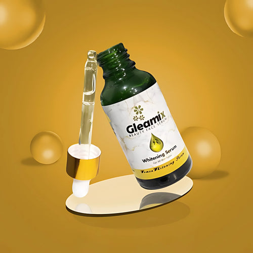 Gleamix Whitening Serum, Vitamin C Enriched & Skin Brightening Formula, for All Skin Types