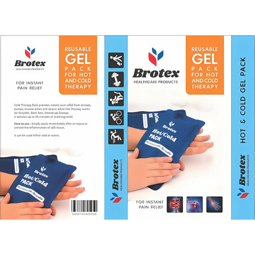 Reusable Hot Cold Gel Pack, Dual-Temperature Therapy, for Injuries, Pain Relief & Skincare