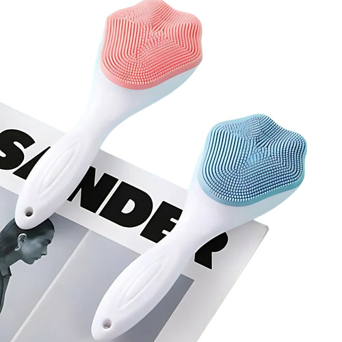 Silicone Face Scrubber, Soft Bristles, for Skincare & Facial Cleansing