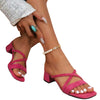 Cross Suede Slippers, Soft, Stylish & Comfortable Slip-Ons, for Women