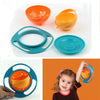 Gyro Bowl, 360 Degree Spill-Proof & Feeding Bowl with Handles, for Kids