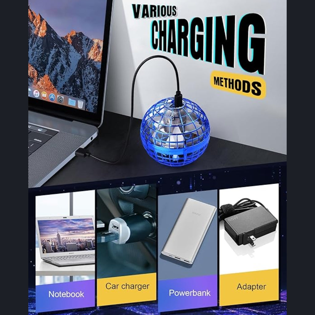 Hovering Fidget Ball, Boomerang Flying Toy, Indoor & Outdoor Fun