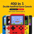 Retro Gaming Console, 400 Games & Rechargeable Battery, for Family Fun