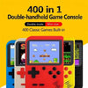 Retro Gaming Console, 400 Games & Rechargeable Battery, for Family Fun