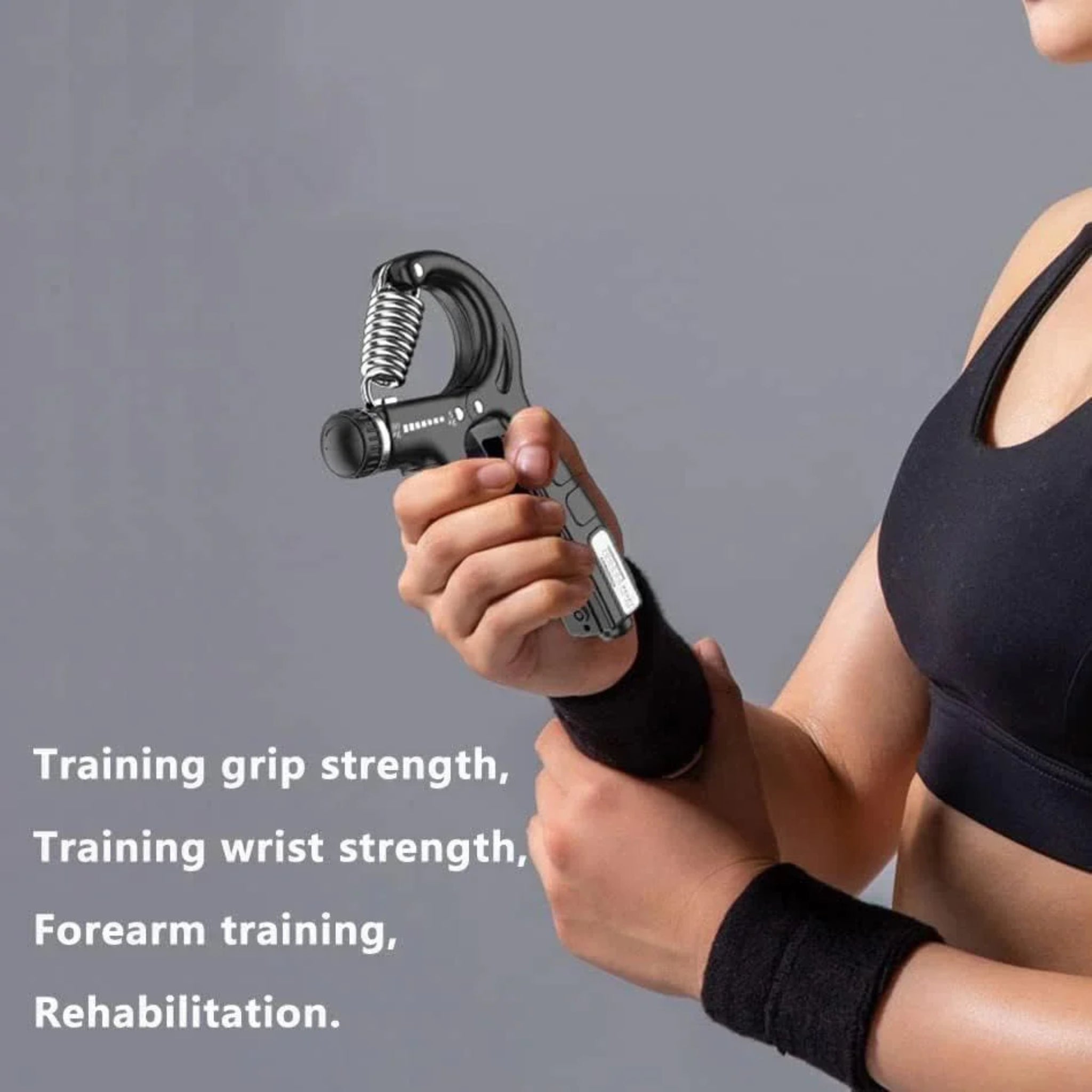 Adjustable Hand Gripper, 5-60kg Resistance, Anti-Slip Design, for Unisex