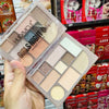 Pigmented 10-Color Eyeshadow, Warm & Cool Tones, Professional & Beginner