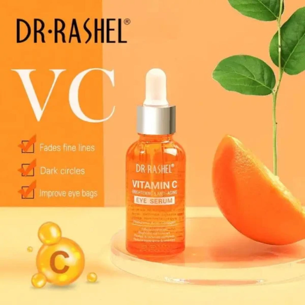 Dr Rashel Vitamin C Eye Serum, Anti-Wrinkle & Brightening Formula