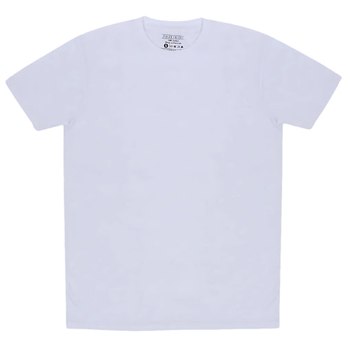 Basic White T-Shirt, Extra Light Weight Slub Fabric, for Ultimate Comfort