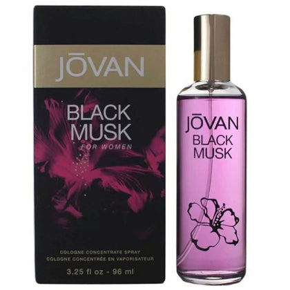 Jovan Black Musk Spray, Warm, Floral & Powdery, for Women