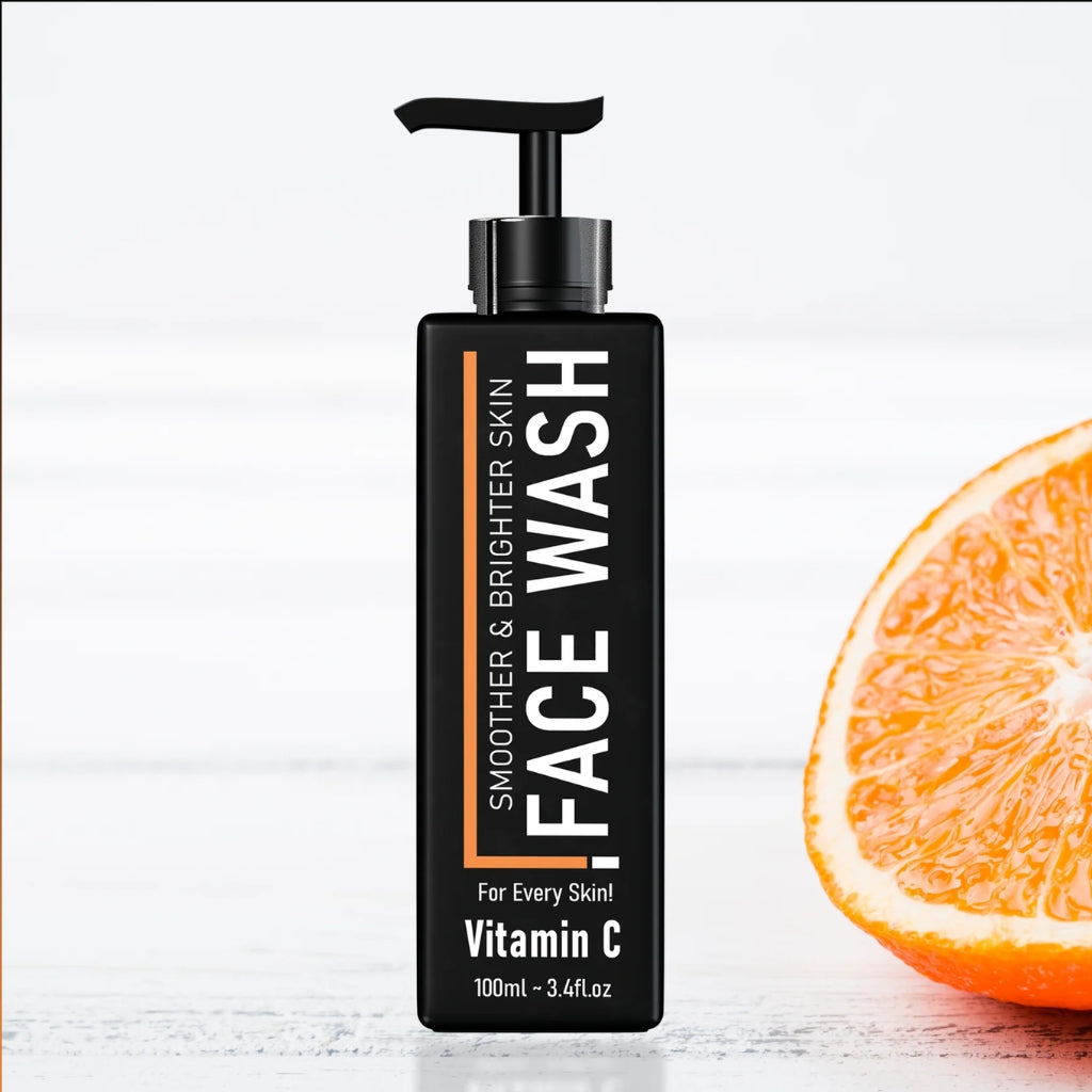 Vitamin C Face Wash, Brightening & Hydrating Cleanser, for All Skin Types