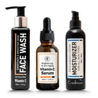 Radiant Glow Trio, Vitamin C Skincare Bundle, for Bright & Hydrated Skin