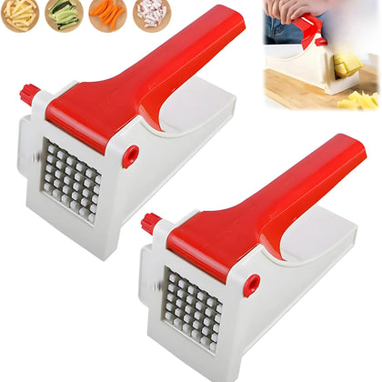 Vegetable Slicer Dicer, Ergonomic Handle & Sharp Steel Blades, for Home Kitchen Use