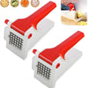 Vegetable Slicer Dicer, Ergonomic Handle & Sharp Steel Blades, for Home Kitchen Use