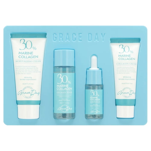 Grace Day Marine Collagen Kit, 4-in-1 Skincare, for Anti-Aging & Hydration