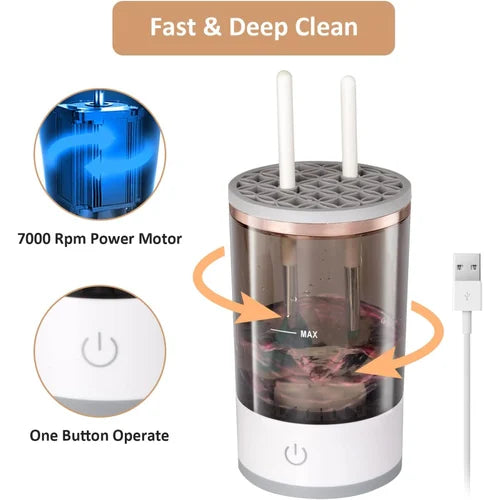 Makeup Brush Cleaner Machine Portable Electric Brush Cleaner