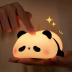 Cute Panda Silicone Night Light – Soft LED Bedside Lamp