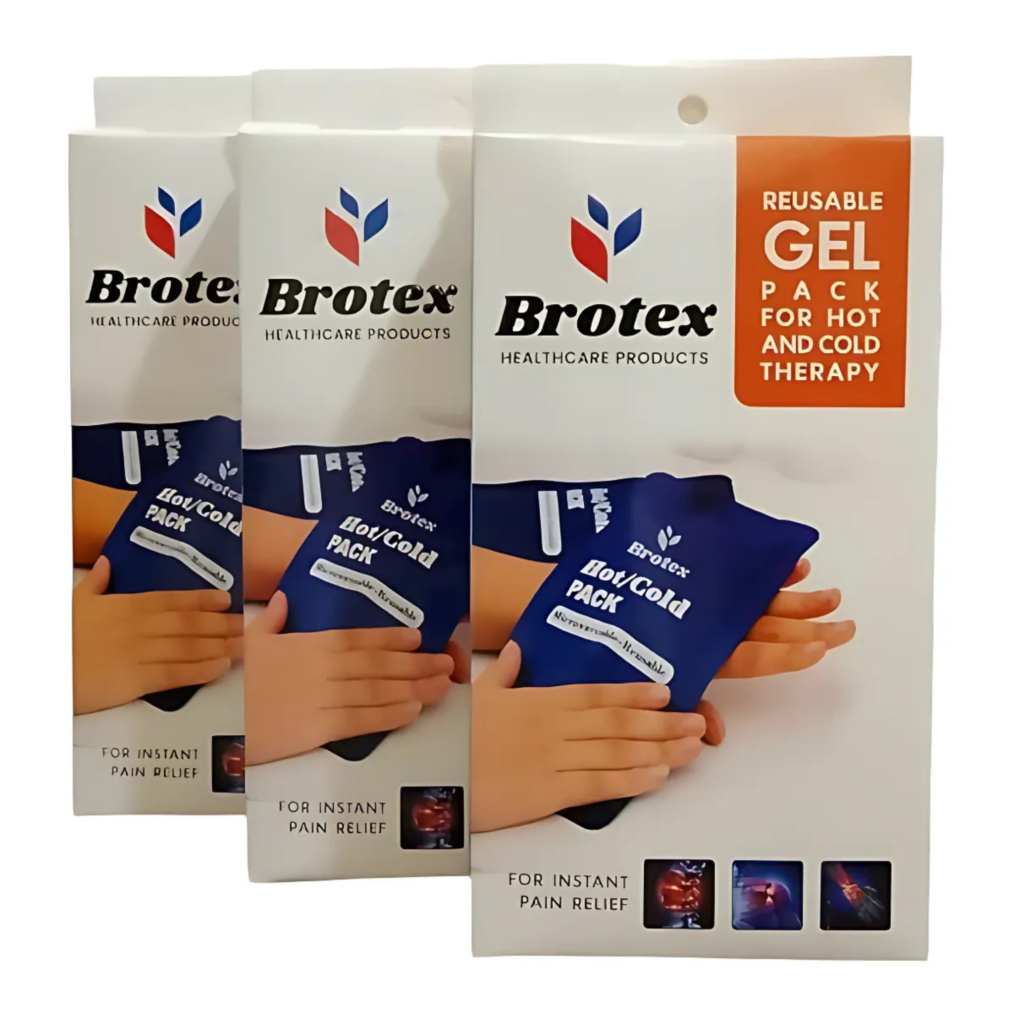 Reusable Hot Cold Gel Pack, Dual-Temperature Therapy, for Injuries, Pain Relief & Skincare