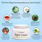 Night Cream for Bright & Clear Skin, Hydrating & Nourishing Formula