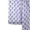2-Piece Printed Lawn Suit, Blue with Button Neckline, for Women
