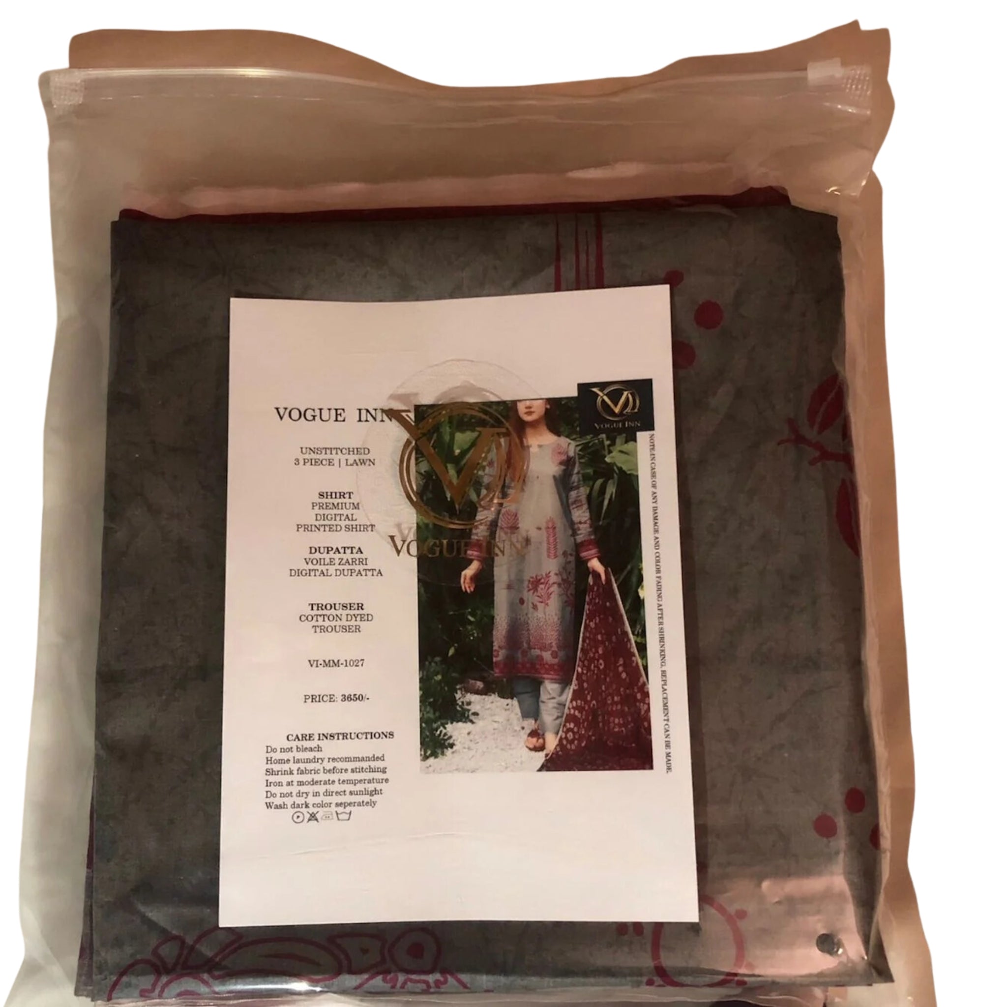 3-Piece Suit, Pakistani Digital Print Lawn Dress, Casual Wear, for Women