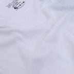 Basic White T-Shirt, Extra Light Weight Slub Fabric, for Ultimate Comfort