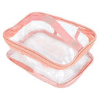 Makeup Organizer, Waterproof Transparent PVC Makeup & Travel Organizer Pouch, for Unisex