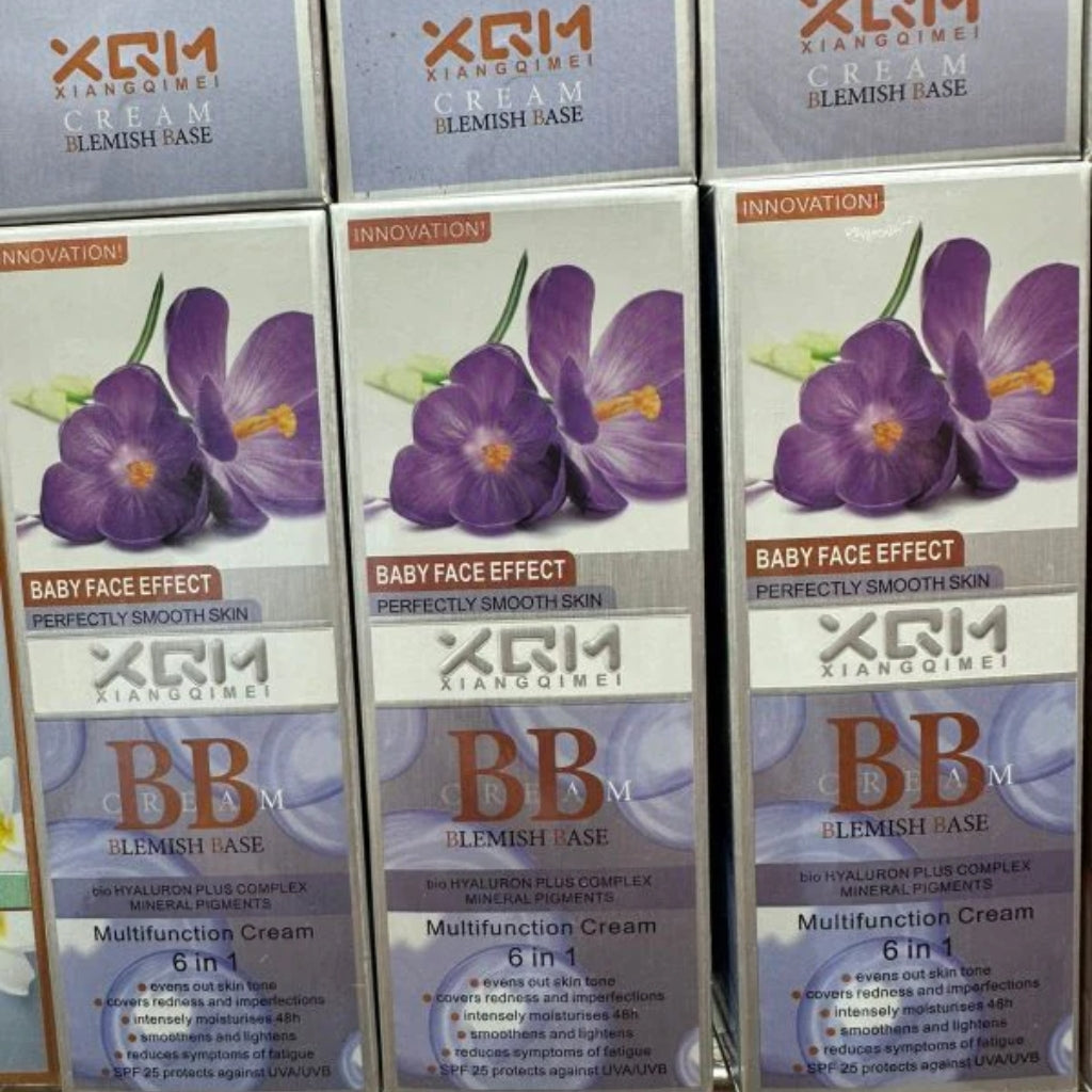 XQM BB Blemish Base, Multi-Function 6-in-1, Brightening & Oil Control