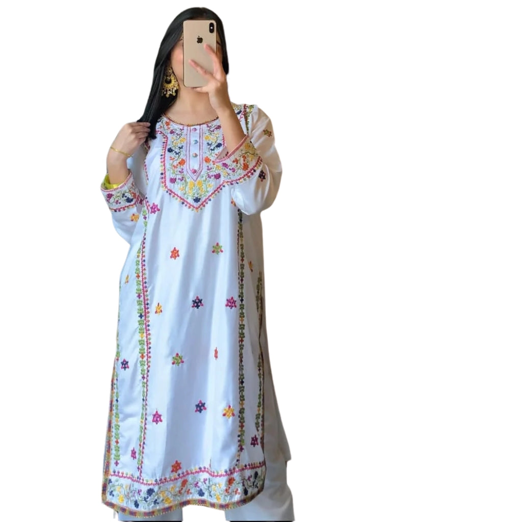 Suit, Jasmeen Multi Design, Arabic Lawn Embroidery & Trendy Look