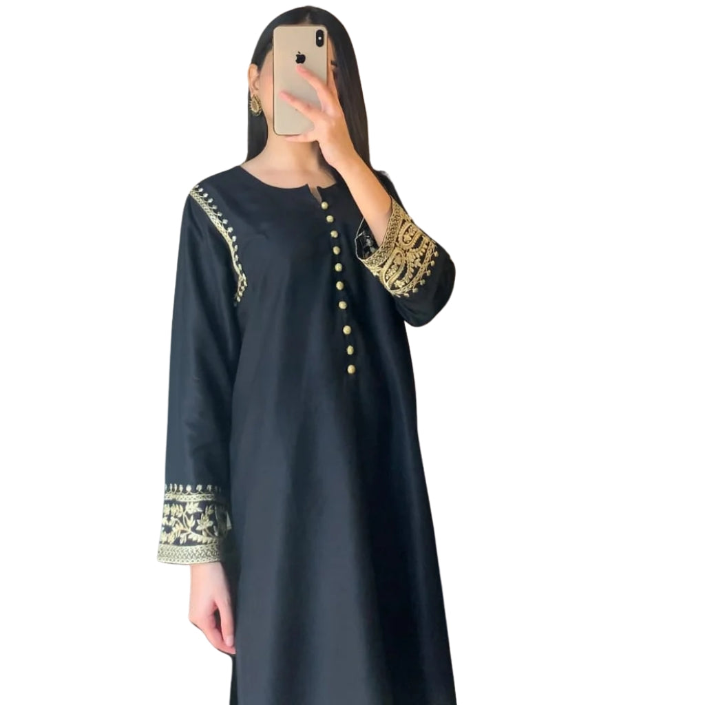 Embroidery Suit, Soft & Breathable Fabric, Perfect for All-Day Wear