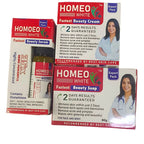 Homeo White Beauty Pack, Cream, Soap & Serum, for Radiant Skin