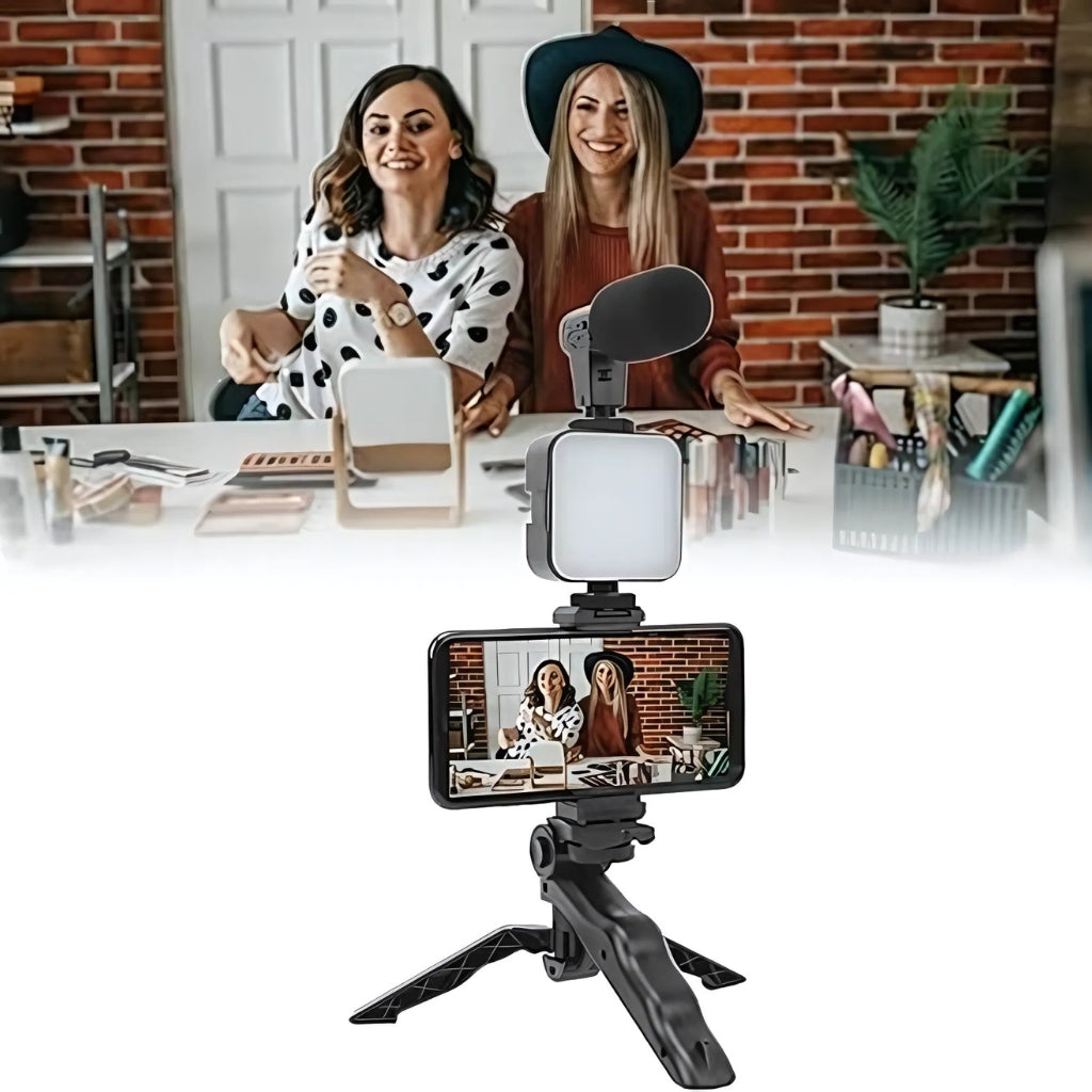 AY-49 Video Making Tripod Kit, Vlogging & Photography Stand, for Content Creators