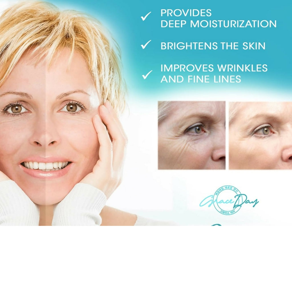 Marine Collagen Moisturizing Cream, with Hyaluronic Acid, for Anti-Aging & Firming