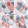 Cute Makeup Brushes with Leather Pouch, 8-Piece Set, Random Colors