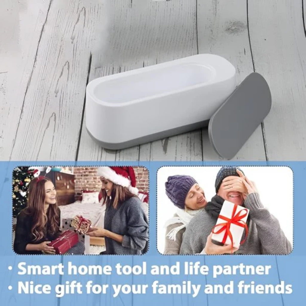 Jewelry Cleaning Machine, Professional Ultrasonic Cleaner & Full-Circle Cleaning, Portable
