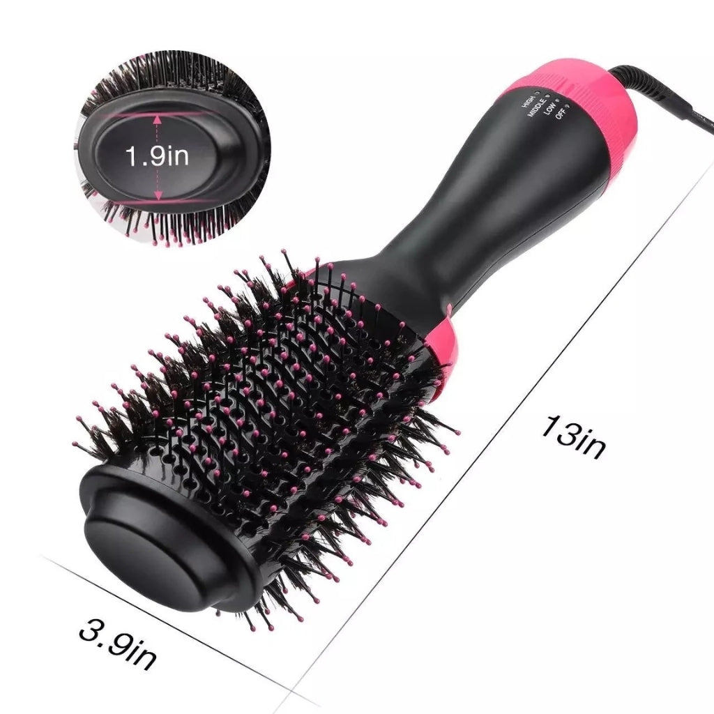 One Step 2-in-1 Hot Air Brush, Hair Dryer, Straightener & Volumizer Unisex Use