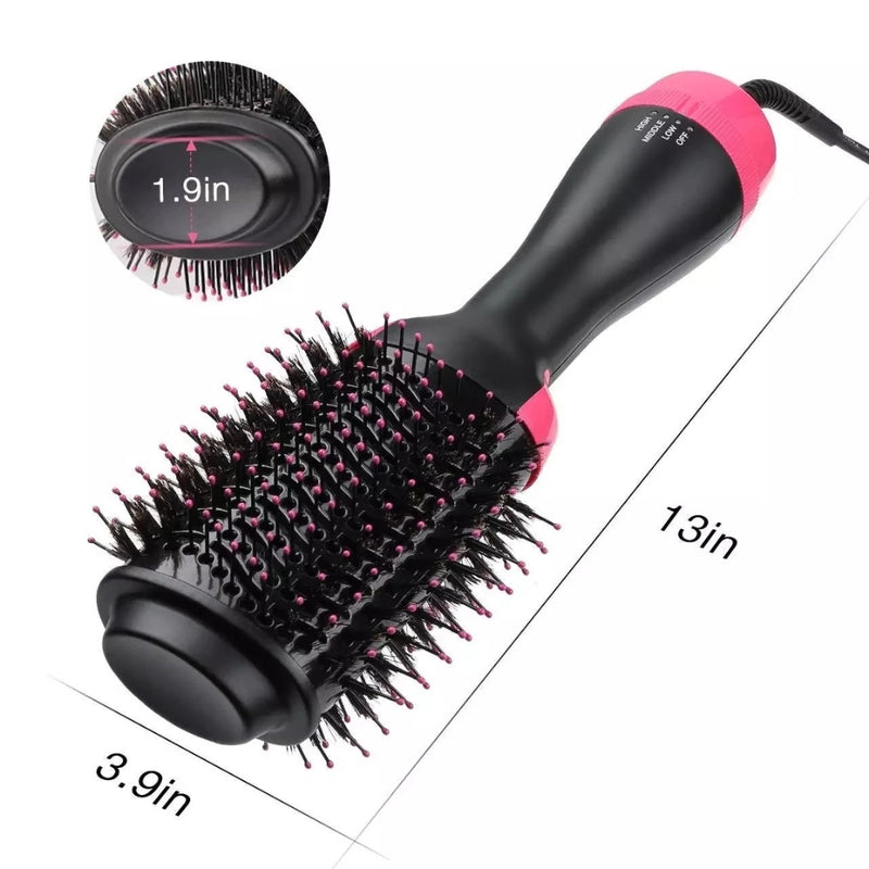 One Step 2-in-1 Hot Air Brush, Hair Dryer, Straightener & Volumizer Unisex Use