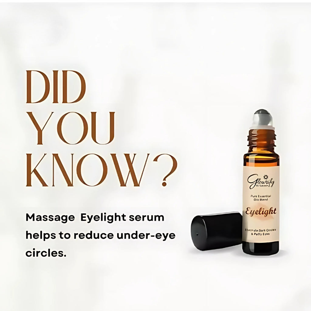 Under Eye Essential Oil Serum, Roll-On Dark Circle Remover, for Puffiness & Firming