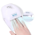 Electric Nail Dryer Machine, Air & UV Light, Automatic Pressure Switch, Compact Design