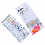 Acrylic Paint Set by Art Rangers, 12 Vibrant Hues, for Creative Projects
