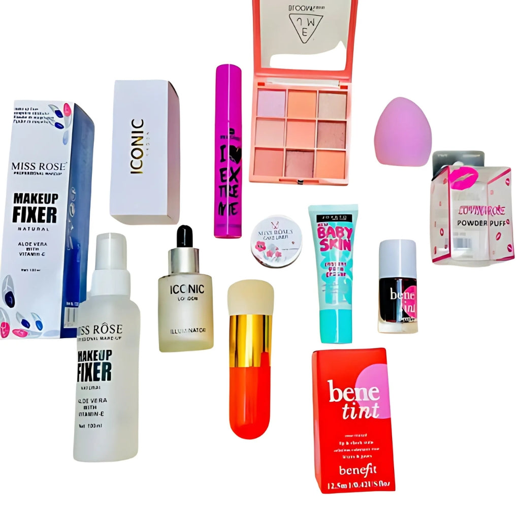 Complete Makeup Set, Essential Tools & Cosmetics, for Flawless Looks