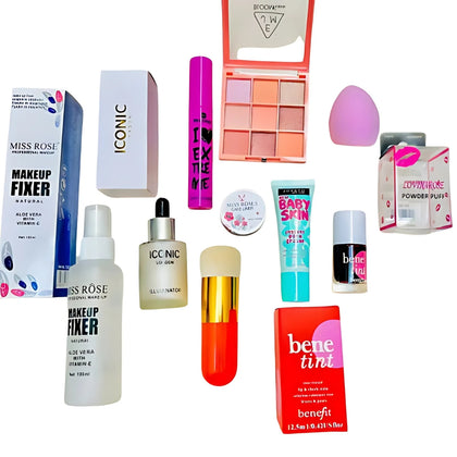 Complete Makeup Set, Essential Tools & Cosmetics, for Flawless Looks