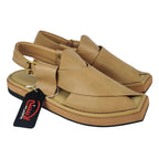 Chappal, Lasina Kaptaan Heel Camel Brown, Handcrafted Leather, for Men