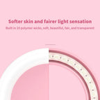 Selfie Ring Light, 3-Level Brightness, 36 LED Phone Light with USB Charging