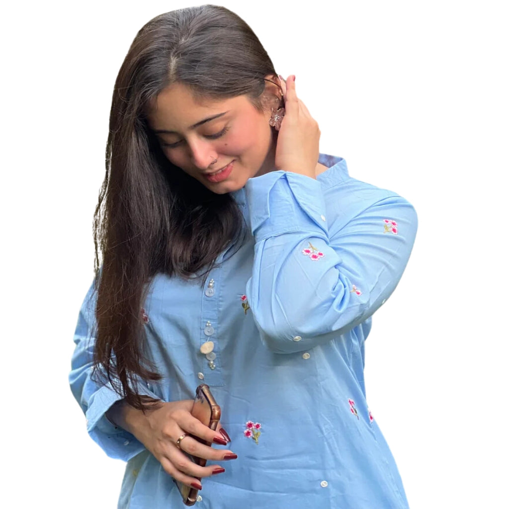 Chandni 2 Pc Cord Set, Luxury Lawn Dress, for Ultimate Comfort