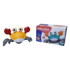 Tummy Time Crawling Crab, Moving Toy, Interactive & Musical, for Babies & Toddlers