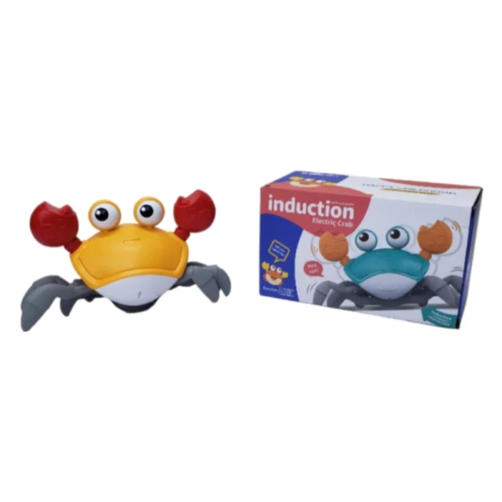 Tummy Time Crawling Crab, Moving Toy, Interactive & Musical, for Babies & Toddlers